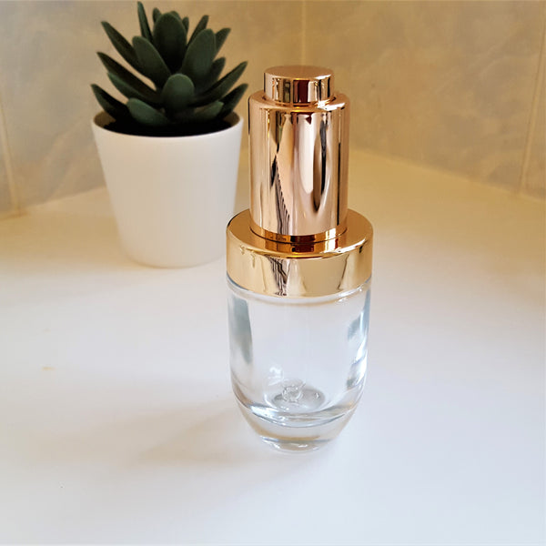 Light Gold Dropper Bottle (1oz)