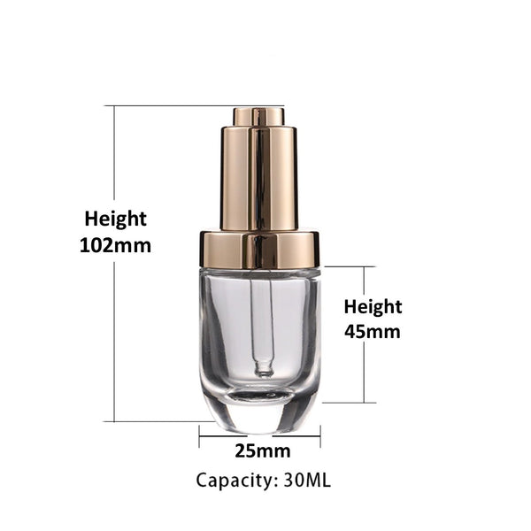 Light Gold Dropper Bottle (1oz)