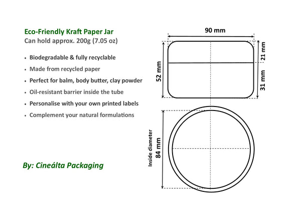 Kraft Paper Jar (200g)